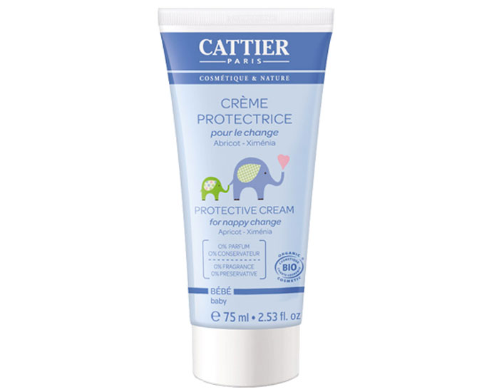 CATTIER Crme Protectrice pour le Change Bb - 75 ml