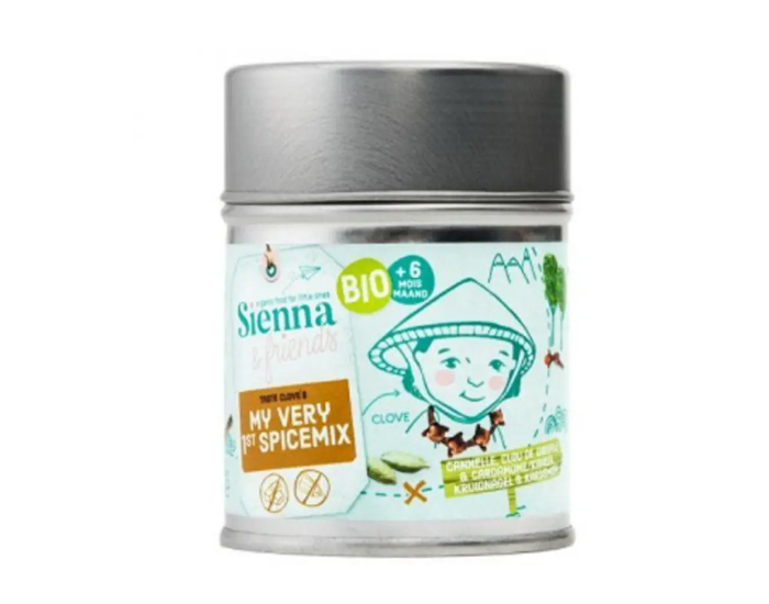 SIENNA AND FRIENDS Mon Tout Premier Mlange d'Epices - 37 g - Ds 6 mois