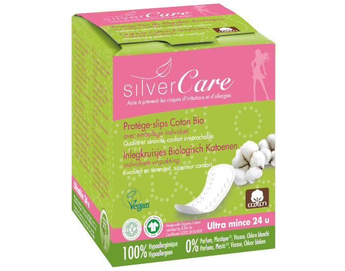 SILVERCARE Protge-Slips - Emballage Individuel - Boite de 24