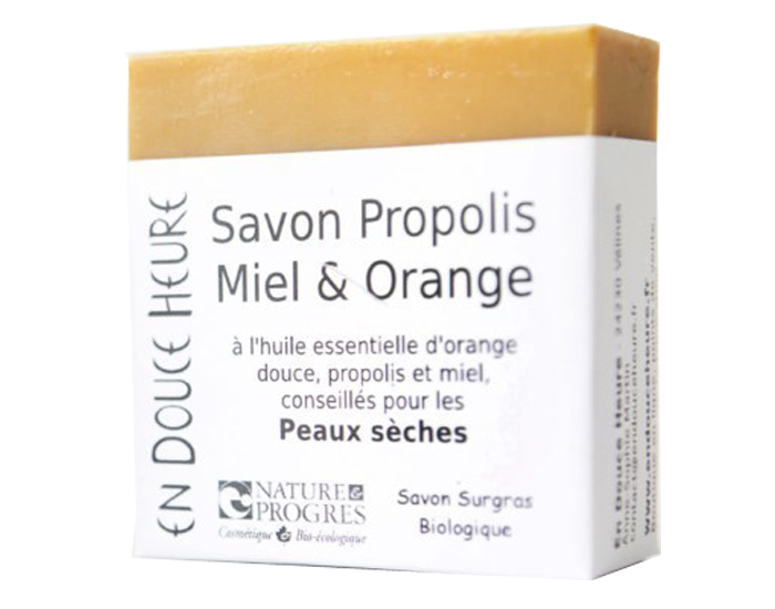 EN DOUCE HEURE Savon sans Huile de Palme - Propolis Miel Orange