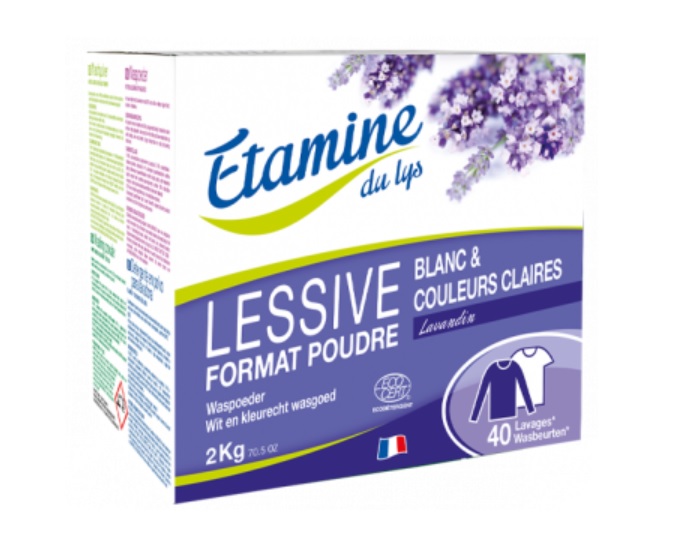 ETAMINE DU LYS Lessive Poudre Blanc et Couleurs Claires  la Lavande