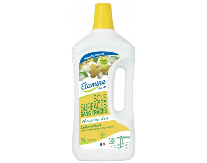 ETAMINE DU LYS Nettoyant Sols et Surfaces Verveine 1 L