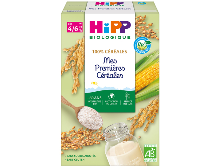 HIPP Mes Premires Crales Sans Gluten - 250 g - Ds 4/6 mois