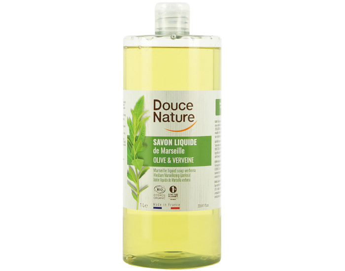 DOUCE NATURE Savon de Marseille Liquide Verveine - 1L