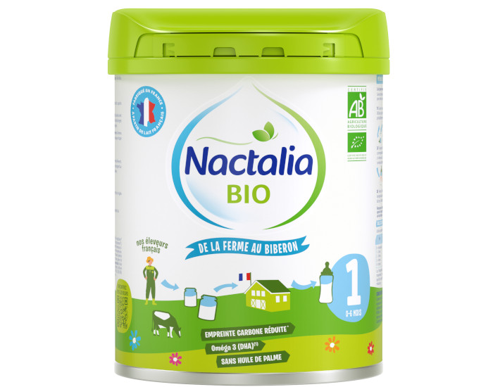 NACTALIA Lait pour Nourrisson 1 - De 0  6 mois - 800g