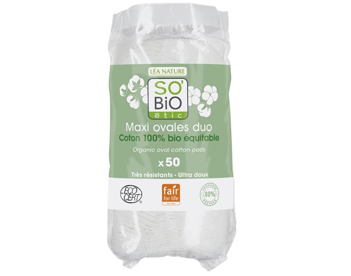 SO'BIO Maxi Ovales  Dmaquiller Duo - Sachet de 50