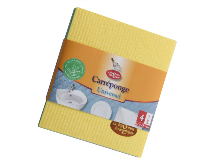 LA DROGUERIE ECOPRATIQUE Carrponges Universel en Cellulose - Lot de 4