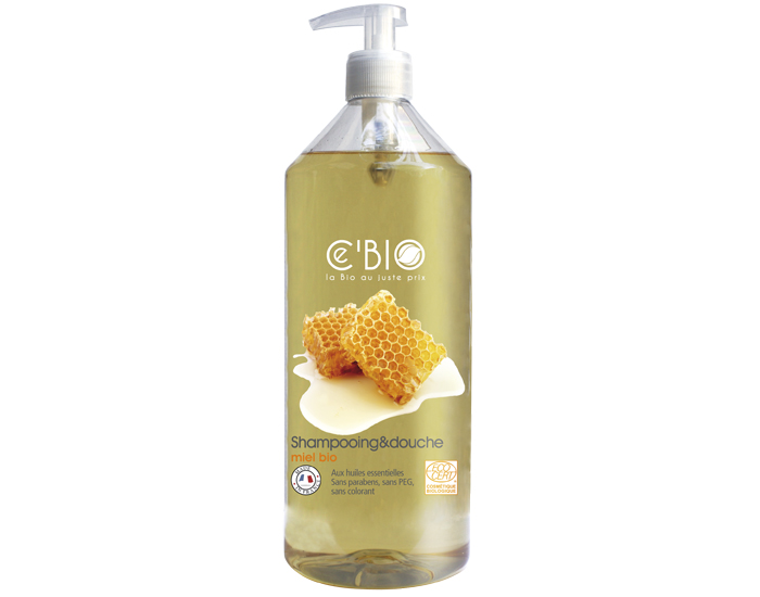 C'BIO Shampooing Douche Miel - 1 L