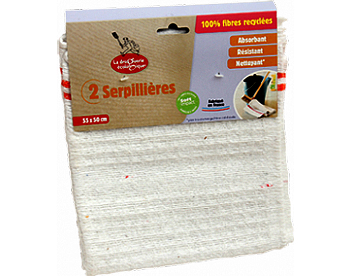 LA DROGUERIE ECOPRATIQUE Lot de 2 Serpillires