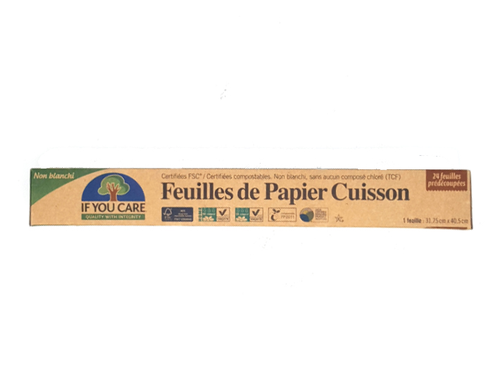 IF YOU CARE Feuilles de Cuisson Prdcoups - x24