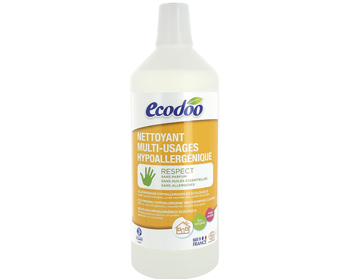 ECODOO Nettoyant Multi-Usages Hypoallergnique Respect Recharge 1 L