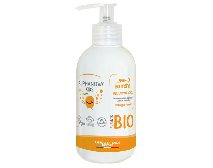 ALPHANOVA Kids Gel Lavant Mains - Lave-toi les Mains - 250 ml