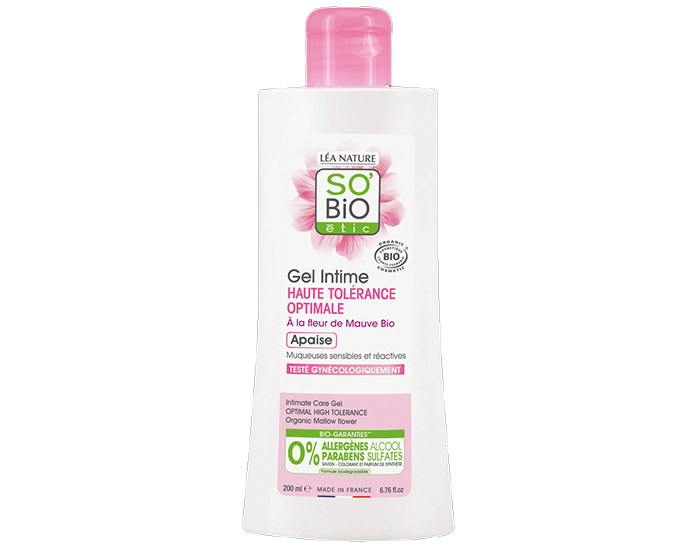 SO'BIO Gel Intime  la Fleur de Mauve Bio - 200 ml