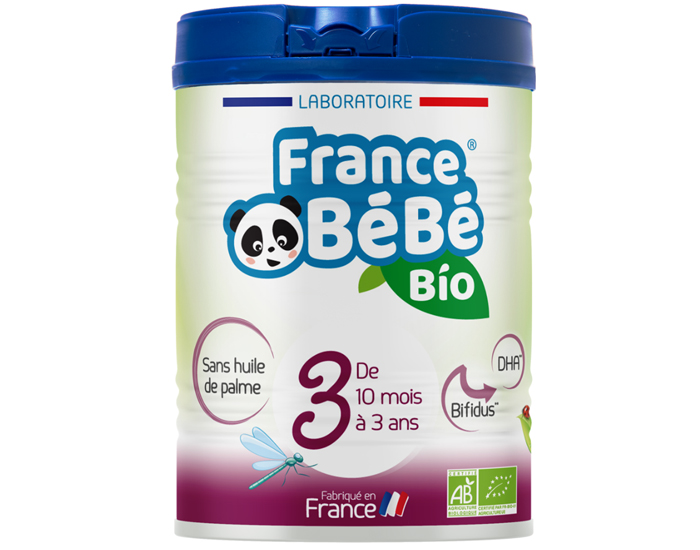 FRANCE BEBE BIO Croissance 3 - ds 12 mois - 800g