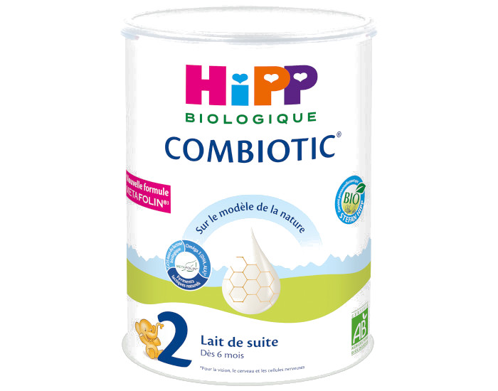 HIPP Lait de Suite 2 Combiotic - Ds 6 Mois - 800g