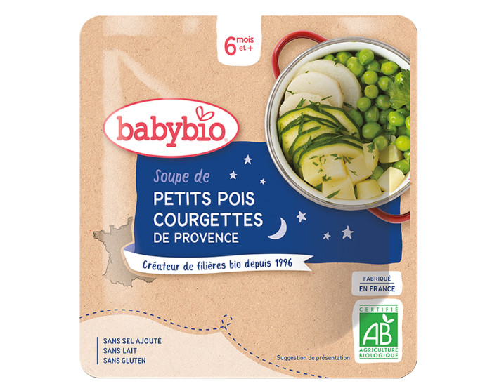 BABYBIO Sachet Menu Bonne Nuit - 190g