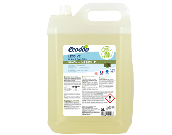 ECODOO Lessive au Savon de Marseille  Bidon de 5 L