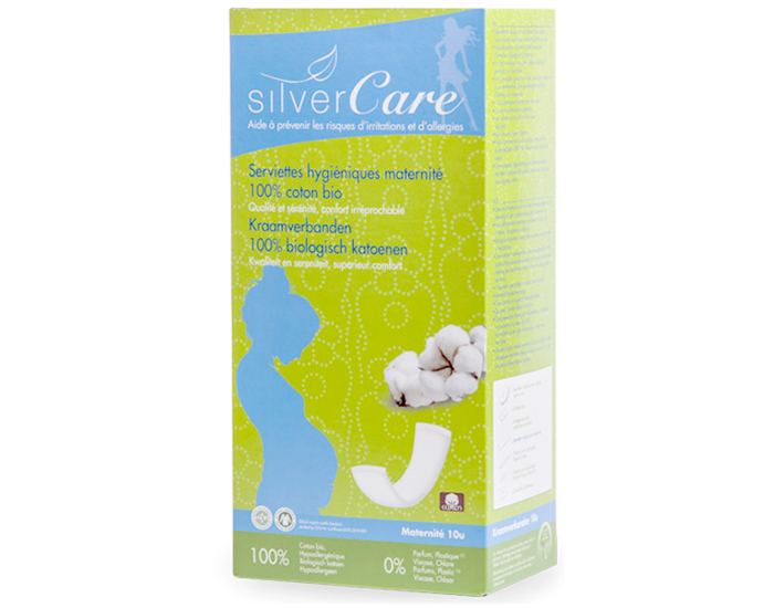 SILVERCARE Serviettes Hyginiques Maternit - Boite de 10