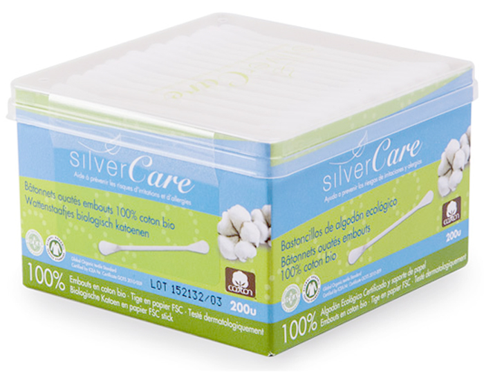 SILVERCARE Coton Tige - Boite de 200