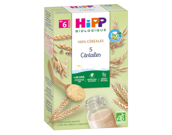 HIPP 100% Crales - 5 Crales - 250g - Ds 8 mois