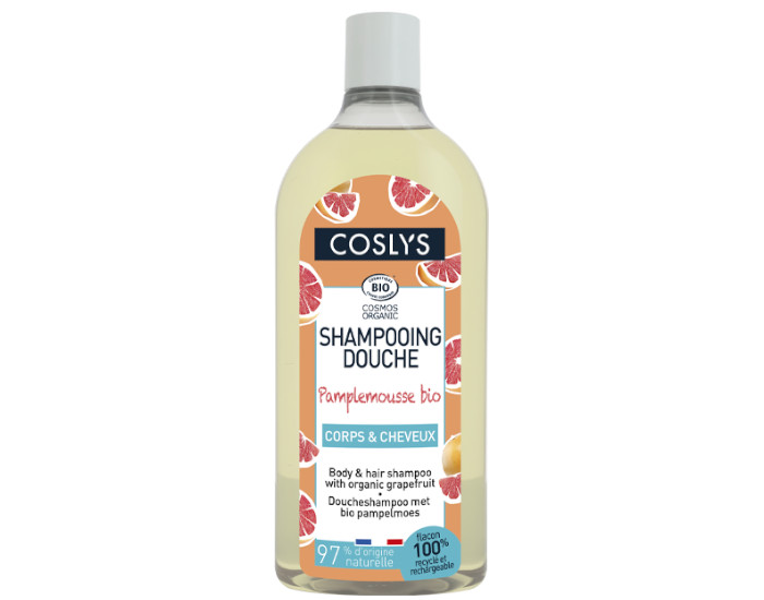 COSLYS Shampooing Douche aux Pamplemousses - 750 ml