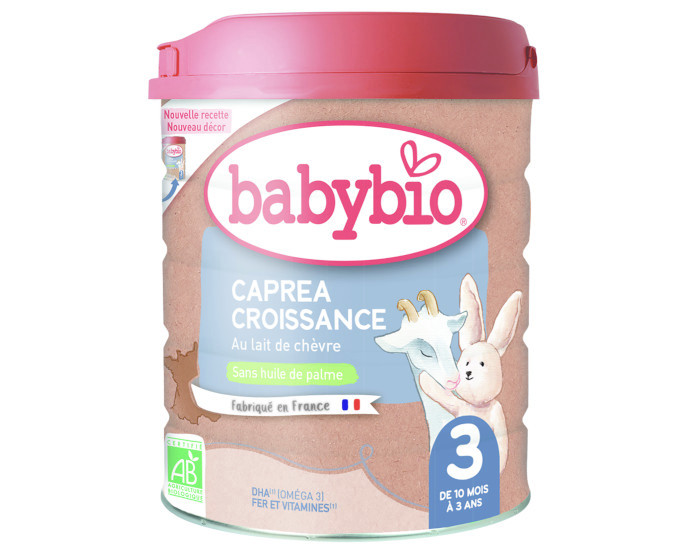 BABYBIO Croissance Capra 3 - Ds 10 mois - 800 g