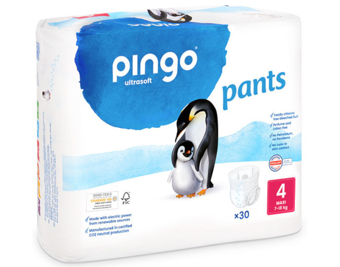 PINGO Culottes d'Apprentissage T4 - 7  18 kg - 30 couches