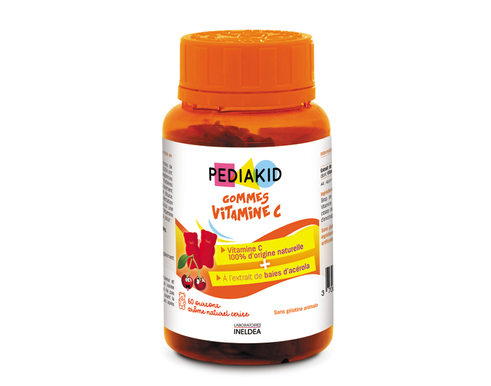 PEDIAKID Gommes Vitamine C - Got Cerise - Ds 3 ans