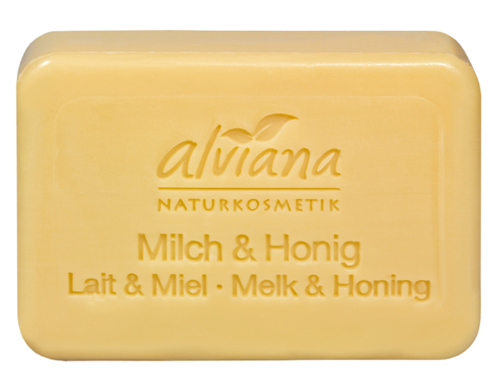 ALVIANA Savon Huile Vgtale Lait & Miel - 100 g