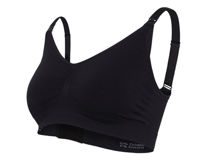 CARRIWELL Soutien-Gorge d'Allaitement Sans Armatures - Noir