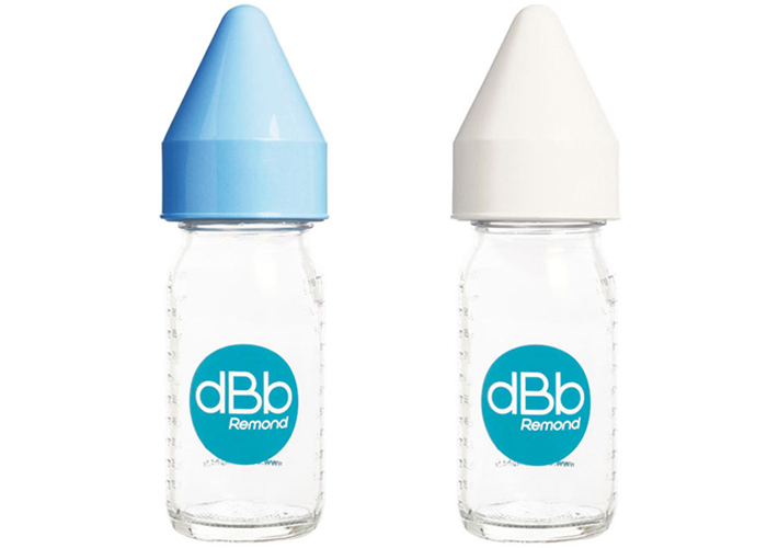 DBB REMOND Biberon en Verre 110 ml - Ttine Caoutchouc