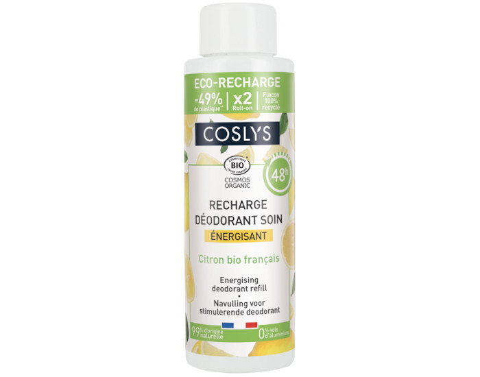 COSLYS Dodorant Soin Energisant Recharge 100 ml