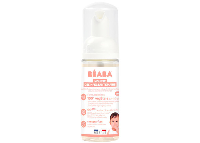 BEABA Mousse Dsinfectante Mains Sans Parfum - Ds 3 mois