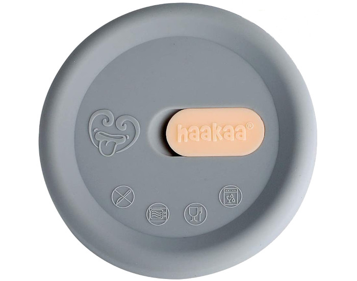 HAAKAA Capuchon Gris en Silicone pour Recueil-Lait