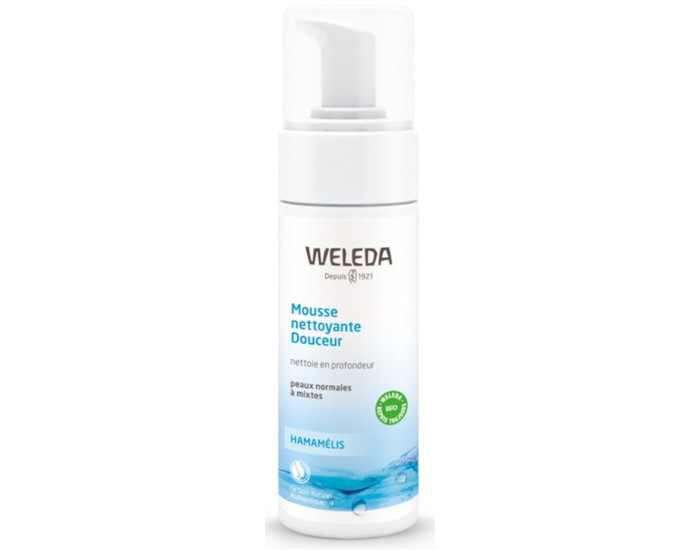 WELEDA Mousse Nettoyante Douceur Hamamlis - 150 ml