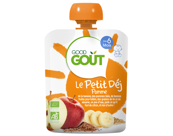 GOOD GOUT Le Petit Dj Pomme - Ds 6 mois - 70 g