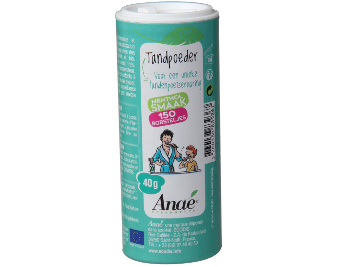 ANAE Dentifriceen Poudre - Menthol Extra-Frais