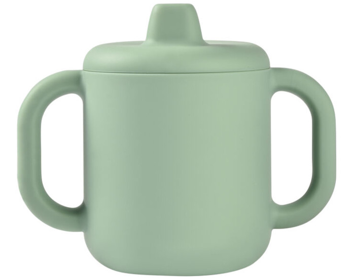 BEABA Tasse d'Apprentissage Silicone - Vert Sauge