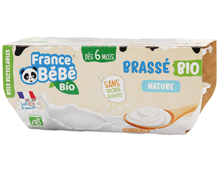 FRANCE BEBE BIO Brass Nature - 4x100 g - Ds 6 mois