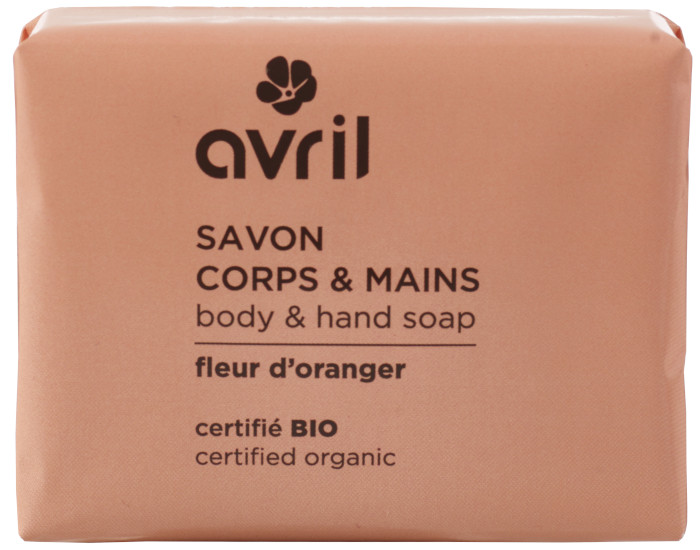 AVRIL Savon Corps & Mains Fleur d'Oranger 100g - Certifi bio