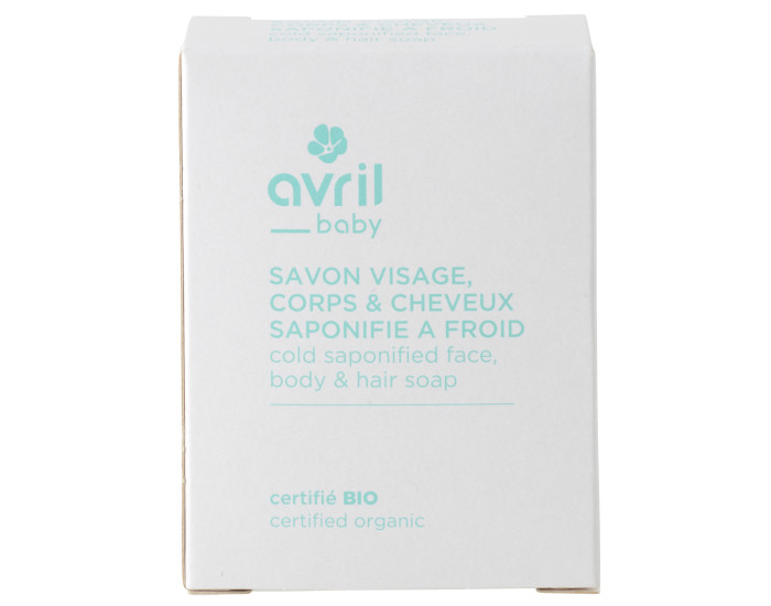 AVRIL BABY Savon  Froid Visage, Corps & Cheveux - 100g