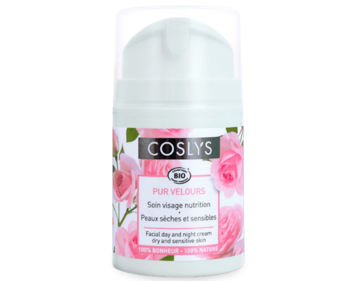 COSLYS Soin Visage Nutrition Peaux Sches et Sensibles - 50 ml