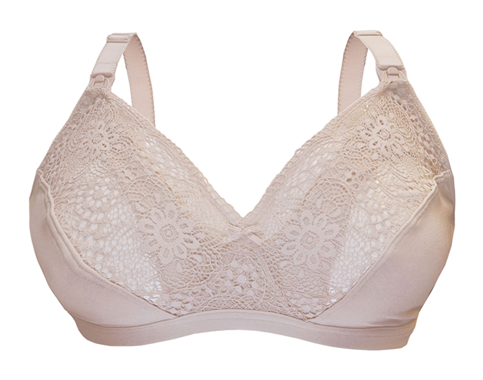 CARRIWELL Soutien-Gorge d'Allaitement Sensation Soie - Rose Beige