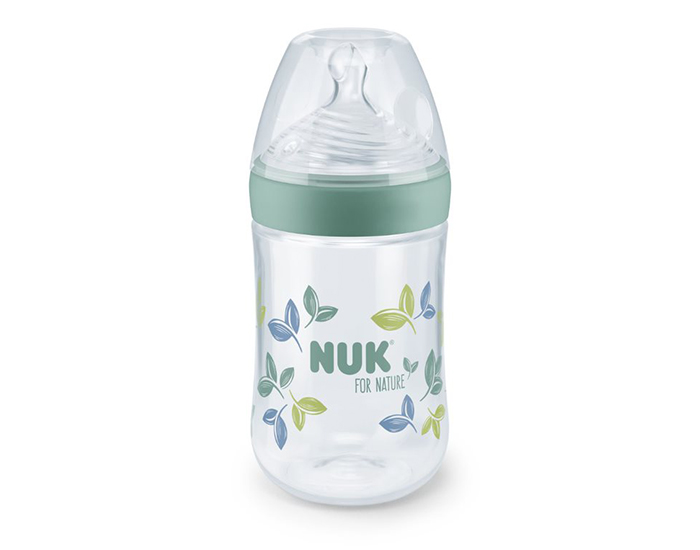 NUK Biberon Eucalyptus Nuk For Nature Temperature Control - 260ml - Ttine M