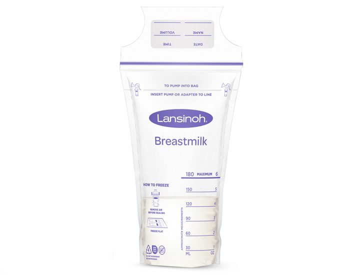 LANSINOH Sachets de Conservation pour Lait Maternel - 50 pices - 180 ml