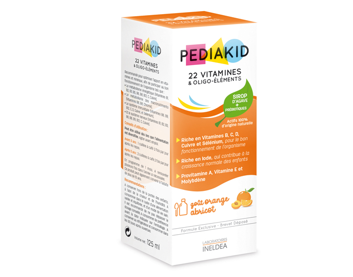 PEDIAKID 22 Vitamines et Oligo-lments - Ds 6 mois - 125 ml