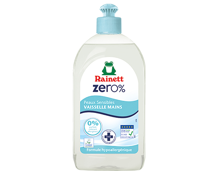 RAINETT Liquide Vaiselle Zro% Peaux Sensibles - 500ml