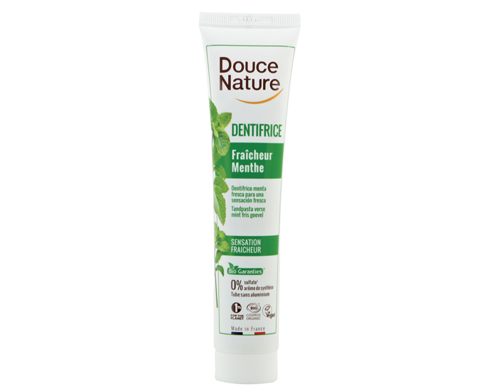 DOUCE NATURE Dentifrice Menthe Haleine Frache - 75 ml