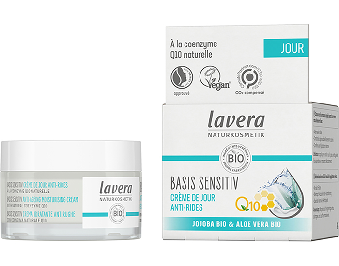 LAVERA Basis Sensitiv Crme de Jour Anti-Rides Q10 - 50 ml