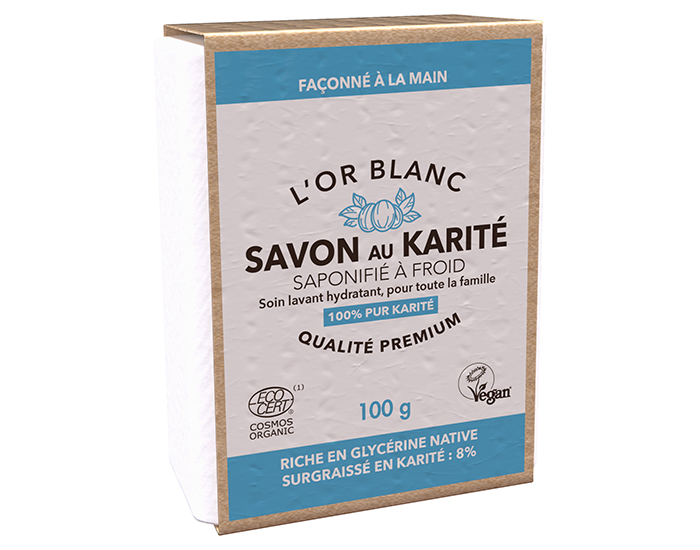 OKA COSMETICS Savon L'Or Blanc 100% Karit - 100 g